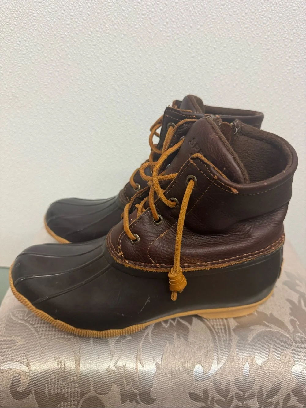 Sperry waterproof rubber